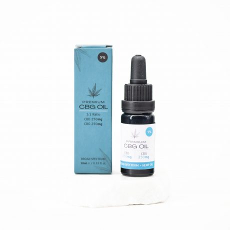 Huile de CBD/CBG 5% (Broad spectrum)